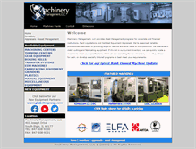 Tablet Screenshot of machinery-management.com